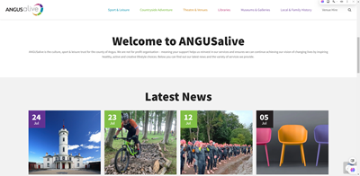 Angus Alive web